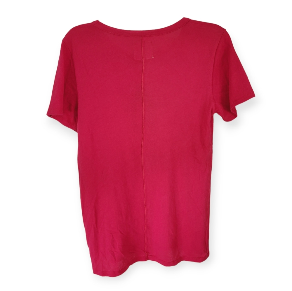 CHASER Women's Cotton Basics Seamed Back T-Shirt - Picture 2 of 3